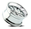 20x8 Resto Laguna Milled Window Chrome Plated 5x127 ET1 CB78.10 Wheel Rim