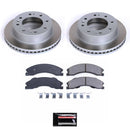 PowerStop Semi-Coated Rotor and Low-Dust Ceramic Brake Pad Kit