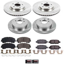 PowerStop OE Stock Replacement Low-Dust Ceramic Brake Pad and Rotor Kit