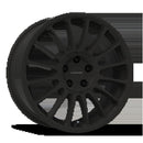 17x7 Vision 477 Monaco Satin Black 5x110 ET38 Wheel Rim