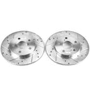PowerStop Evolution Drilled Slotted Rotors Pair Rear For Scion xB
