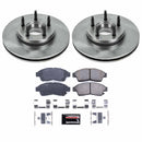PowerStop OE Stock Replacement Low-Dust Ceramic Brake Pad and Rotor Kit