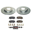 PowerStop Z23 Daily Driver Carbon-Fiber Ceramic Brake Pad and Drilled & Slotted