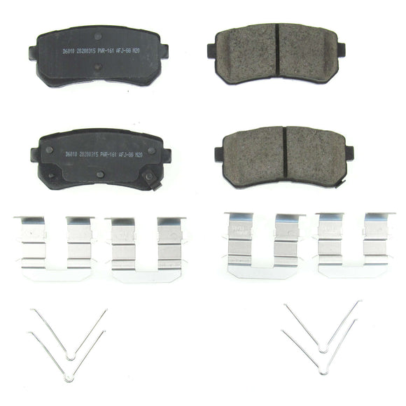 PowerStop Z17 Evolution Ceramic Brake Pads With Hardware