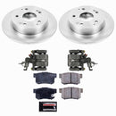 PowerStop OE Stock Replacement Low-Dust Ceramic Brake Pad, Rotor and Caliper Kit