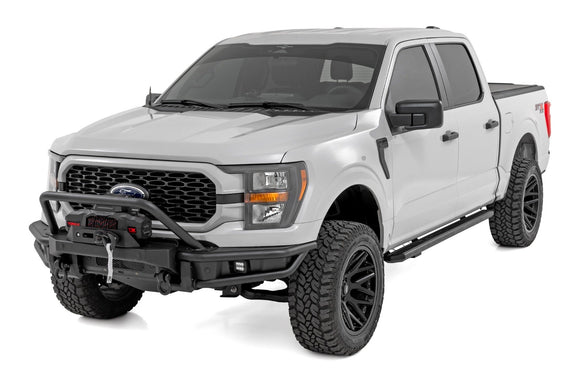 Rough Country Front Bumper Tubular Winch Mount for Ford F-150 21-23