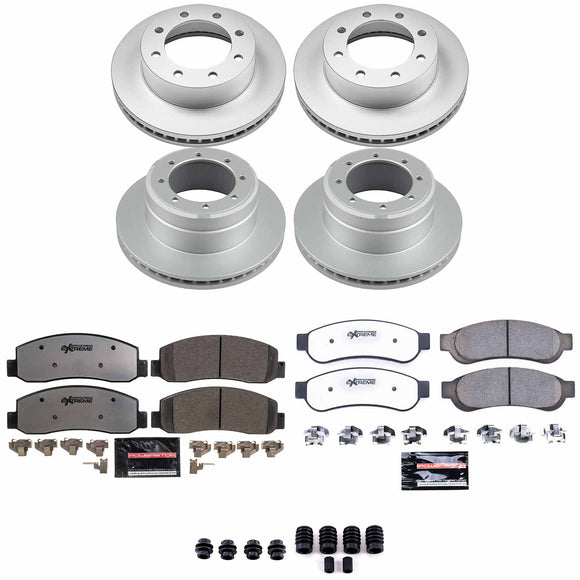 Z36 Truck & Tow Premium Carbon-Fiber Ceramic Brake Pad and Fully Coated Rotor Ki