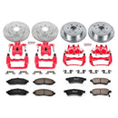 PowerStop Z23 Daily Driver Carbon-Fiber Ceramic Pads Drilled & Slotted Rotor & C