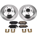 PowerStop OE Stock Replacement Low-Dust Ceramic Brake Pad and Rotor Kit
