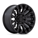 18x9 Fuel Off-Road D831 Quake Blackout 6x135 ET1 CB87.1 Wheel Rim