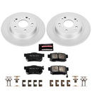 PowerStop Genuine Geomet Coated Rotor and Low-Dust Ceramic Brake Pad Kit