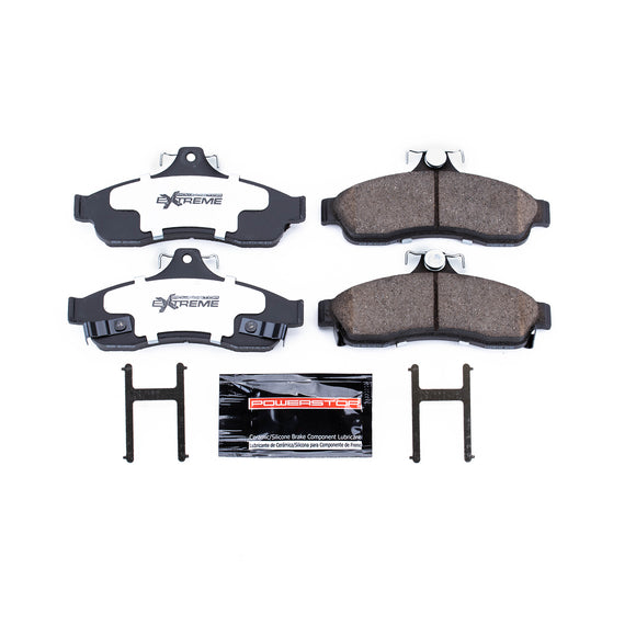 PowerStop Z26 Street Performance Carbon-Fiber Ceramic Brake Pads With Hardware