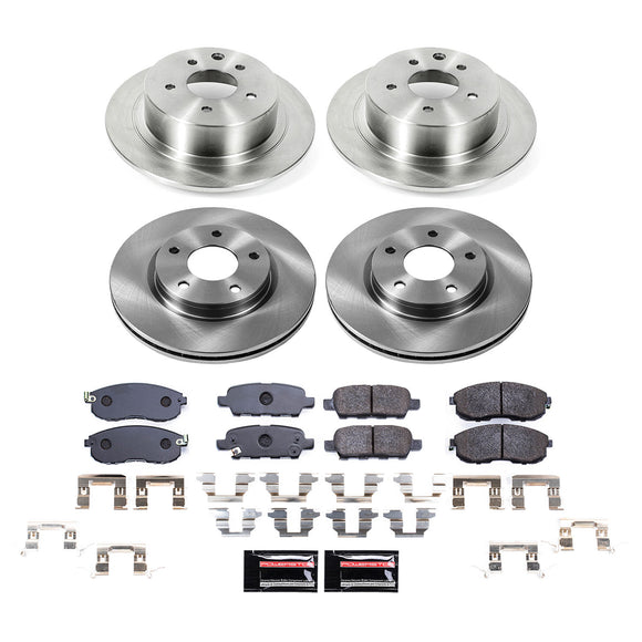 PowerStop Track Day High-Performance Brake Pad and Rotor Kit