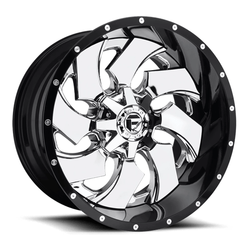 20x9 Fuel Off-Road D240 CLEAVER Chrome Wheel 5x139.7 5x150 ET20 CB110.1