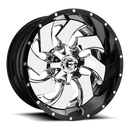20x9 Fuel Off-Road D240 CLEAVER Chrome Wheel 5x139.7 5x150 ET20 CB110.1