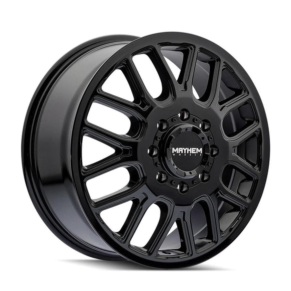 20x8.25 Mayhem Cogent Dually Gloss Black 8x165.1 ET115 CB121.3 Wheel Rim