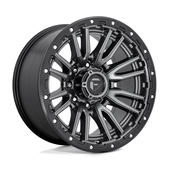 20x10 Fuel Off-Road D680 Rebel Matte Gun Metal Black Bead Ring 8x170 ET-18 Wheel