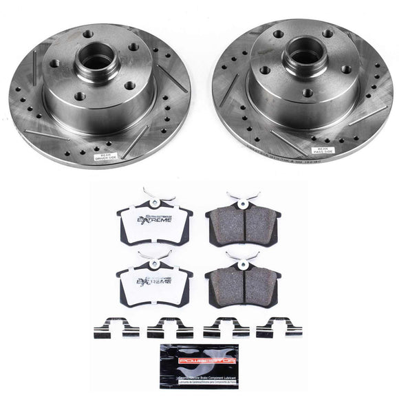 PowerStop Z26 Street Performance Ceramic Brake Pad and Drilled & Slotted Rotor K
