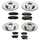 PowerStop Z23 Daily Driver Carbon-Fiber Ceramic Brake Pad and Drilled & Slotted