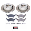 PowerStop Semi-Coated Rotor and Low-Dust Ceramic Brake Pad Kit