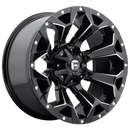 17x9 Fuel Off-Road D576 Assault Gloss Black Milled 6x135 ET-12 CB106.1 Wheel Rim