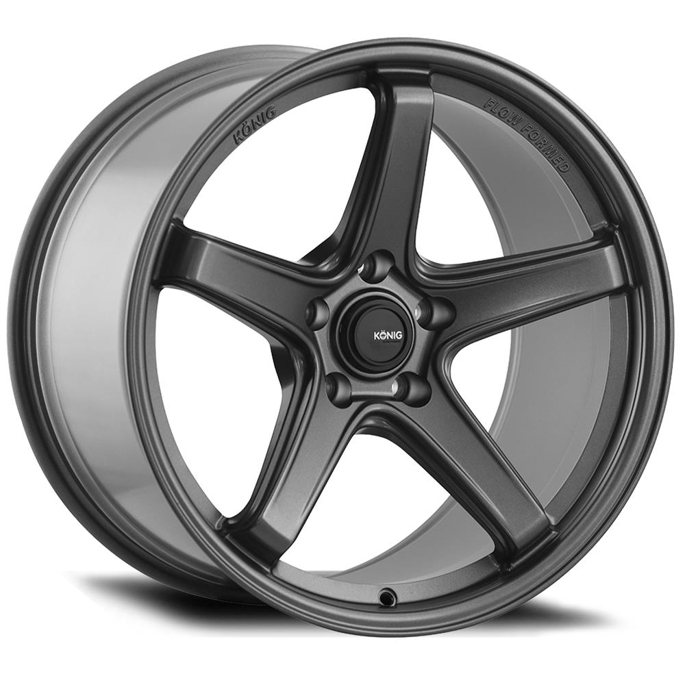 19x8.5 Konig Neoform Matte Grey 5x114.3 5x4.5 ET43 Wheel Rim