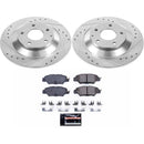 PowerStop Z23 Daily Driver Carbon-Fiber Ceramic Brake Pad and Drilled & Slotted