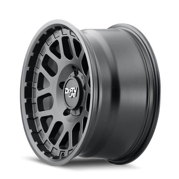 17X9 Dirty Life Mesa Black-Matte Wheel/Rim 6x139.7 ET-12 9306-7983MB12