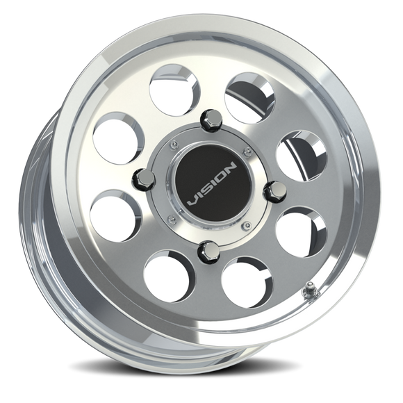15X10 Vision Midway Polished 4x136 ET-10.3 Wheel Rim