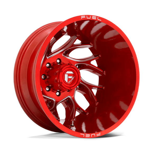 22x8.25 Fuel Off-Road D742 Runner Candy Red Milled 8x210 ET-246 CB154.3 Wheel