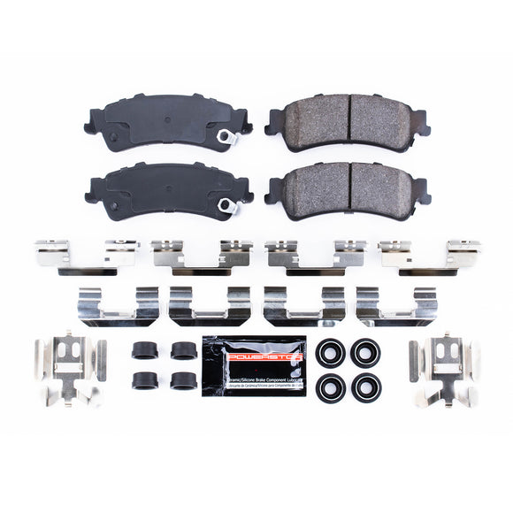 PowerStop Z23 Evolution Sport Carbon-Fiber Brake Pads With Hardware