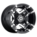 10X7 Fairway Alloys Prestige Gloss Black Machined Wheel/Rim 4x101.6 ET-25-2