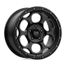 18X8.5 KMC KM541 DIRTY HARRY Textured Black 5X127 ET18 wheel/rim-2