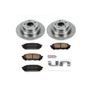 PowerStop OE Stock Replacement Low-Dust Ceramic Brake Pad and Rotor Kit