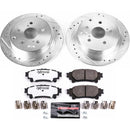 PowerStop Z36 Carbon-Fiber Ceramic Brake Pad with Drilled and Slotted Rotor Kit