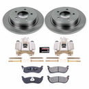 PowerStop OE Stock Replacement Low-Dust Ceramic Brake Pad, Rotor and Caliper Kit