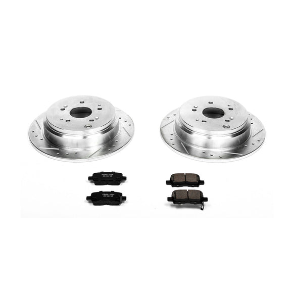 PowerStop Z23 Daily Driver Carbon-Fiber Ceramic Brake Pad and Drilled & Slotted