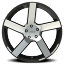 22x9.5 Vision 472 Switchback Gloss Black - Machined 5x139.7 ET8 CB77.8