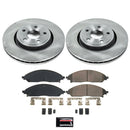 PowerStop OE Stock Replacement Low-Dust Ceramic Brake Pad and Rotor Kit