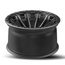 24x10 Vortek VRT-601 Spartan Matte Black 6x135 ET0 CB106.1 Wheel Rim