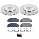 PowerStop OE Stock Replacement Low-Dust Ceramic Brake Pad and Rotor Kit
