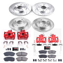 PowerStop Z23 Daily Driver Carbon-Fiber Ceramic Pads Drilled & Slotted Rotor & C