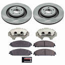 PowerStop OE Stock Replacement Low-Dust Ceramic Brake Pad, Rotor and Caliper Kit