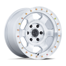 17X8.5 Black Rhino BR029 Trooper Gloss Silver Machined Face 6X139.7 ET0 Wheel
