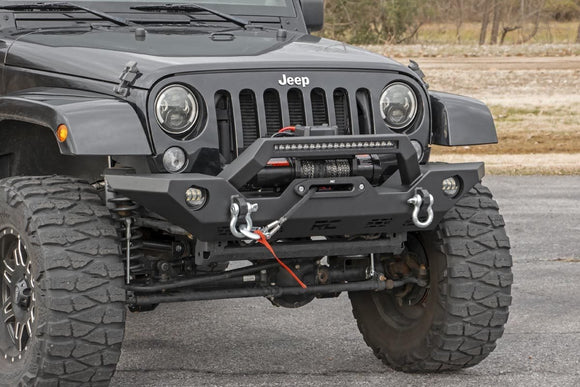 Rough Country Front Bumper Sport OE Fog For Jeep Gladiator JT Wrangler JK And JL