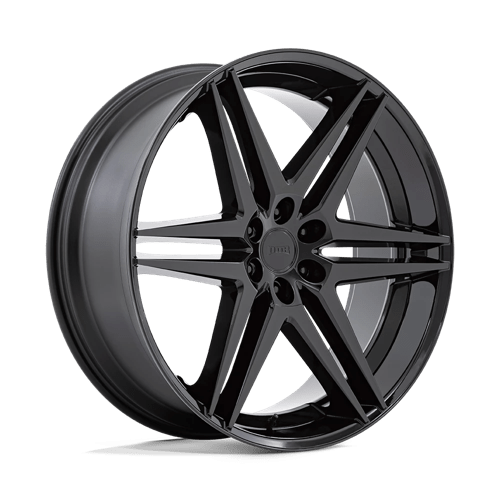 26X10 DUB 1PC S268 Dirty Dog All Glossy Black 6X139.7 6X5.5 ET25 Wheel Rim
