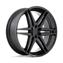26X10 DUB 1PC S268 Dirty Dog All Glossy Black 6X139.7 6X5.5 ET25 Wheel Rim-2