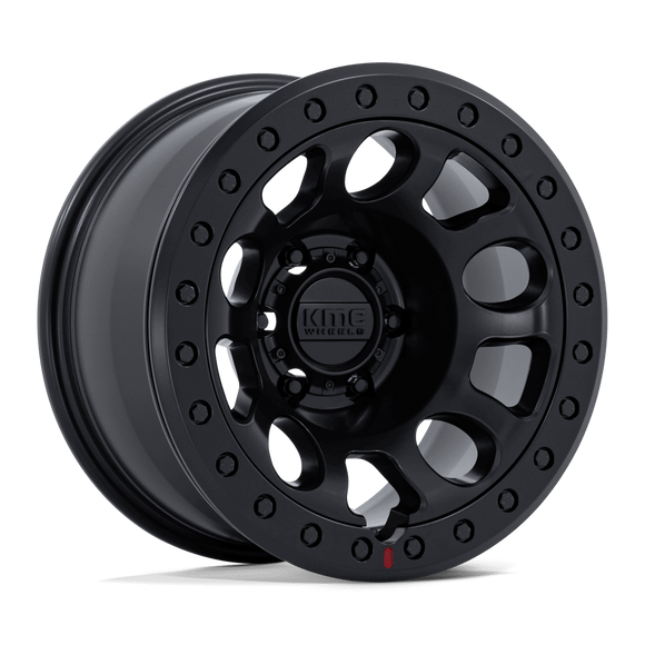 17x9 KMC KM241 E25 Beadlock Blackout 6x139.7 ET-12 CB108 Wheel Rim