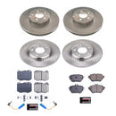 PowerStop OE Stock Replacement Low-Dust Ceramic Brake Pad and Rotor Kit