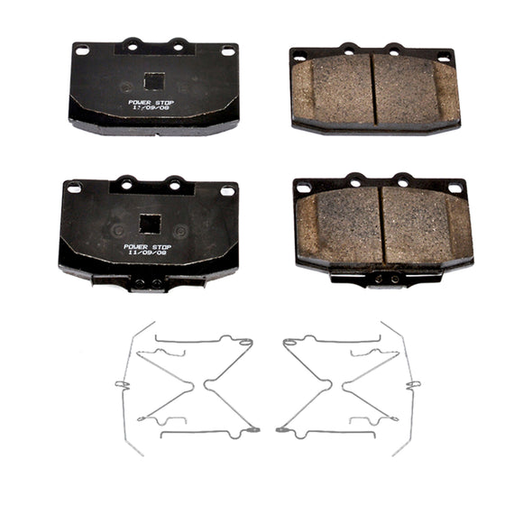PowerStop Z17 Evolution Ceramic Brake Pads With Hardware
